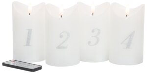 Adventsljus led 4-pack