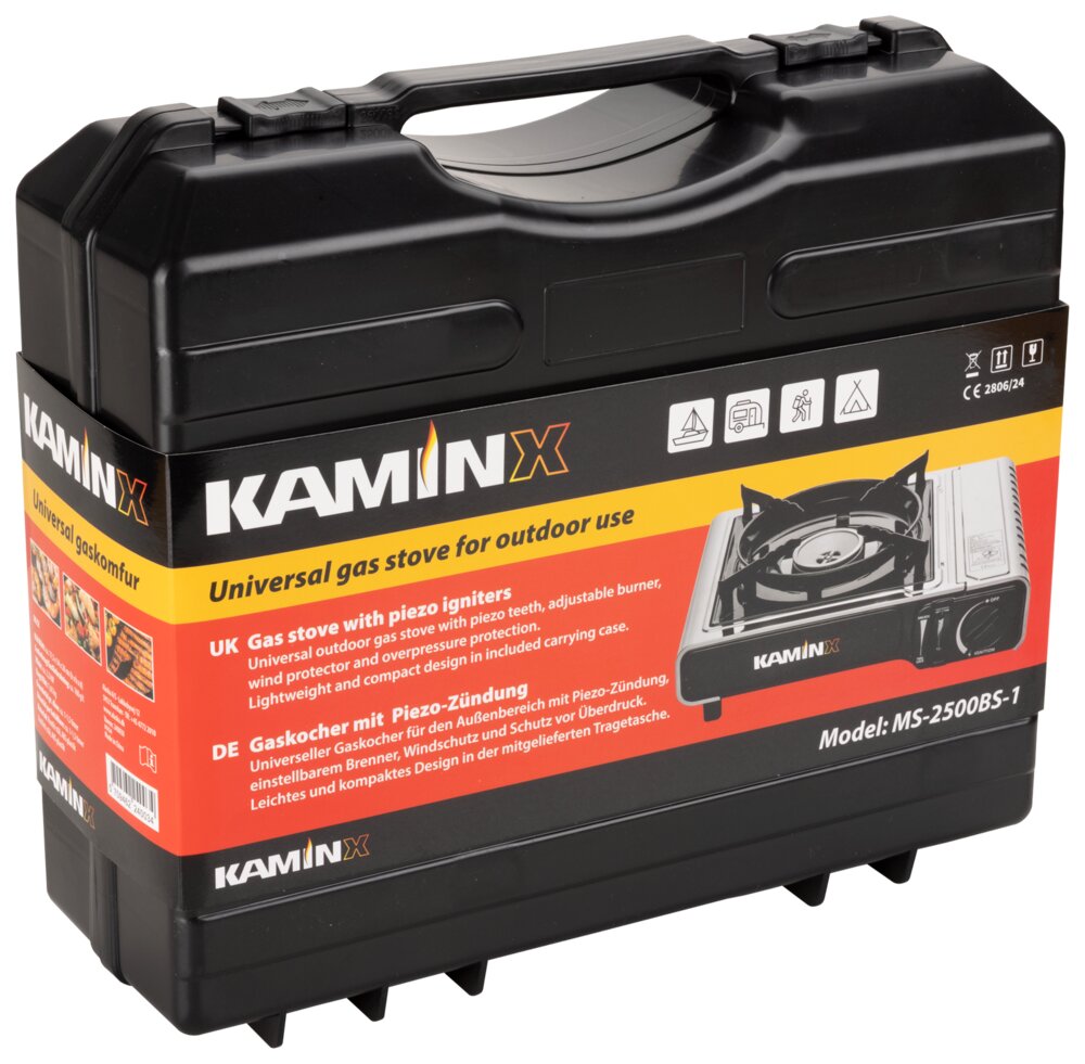 KaminX Transportabel gaskogeplade