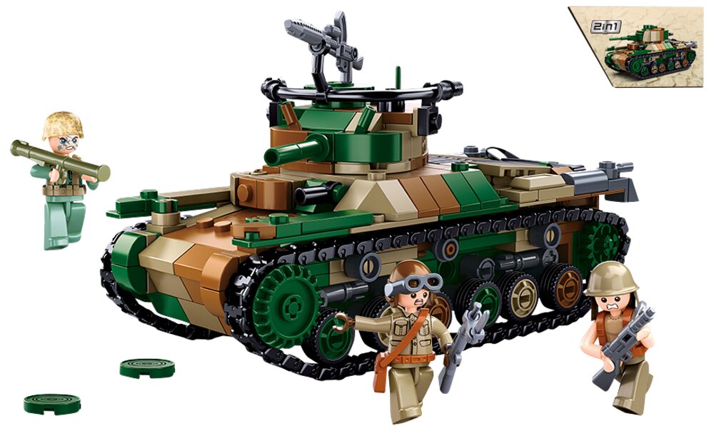 Sluban Army Medium tank M38-B1107 - 563 dele