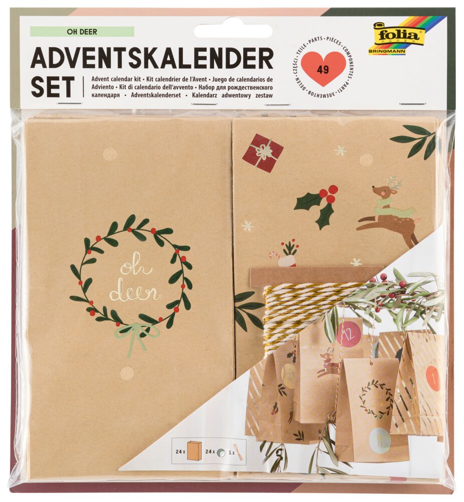 Pakkekalender poser - Papir