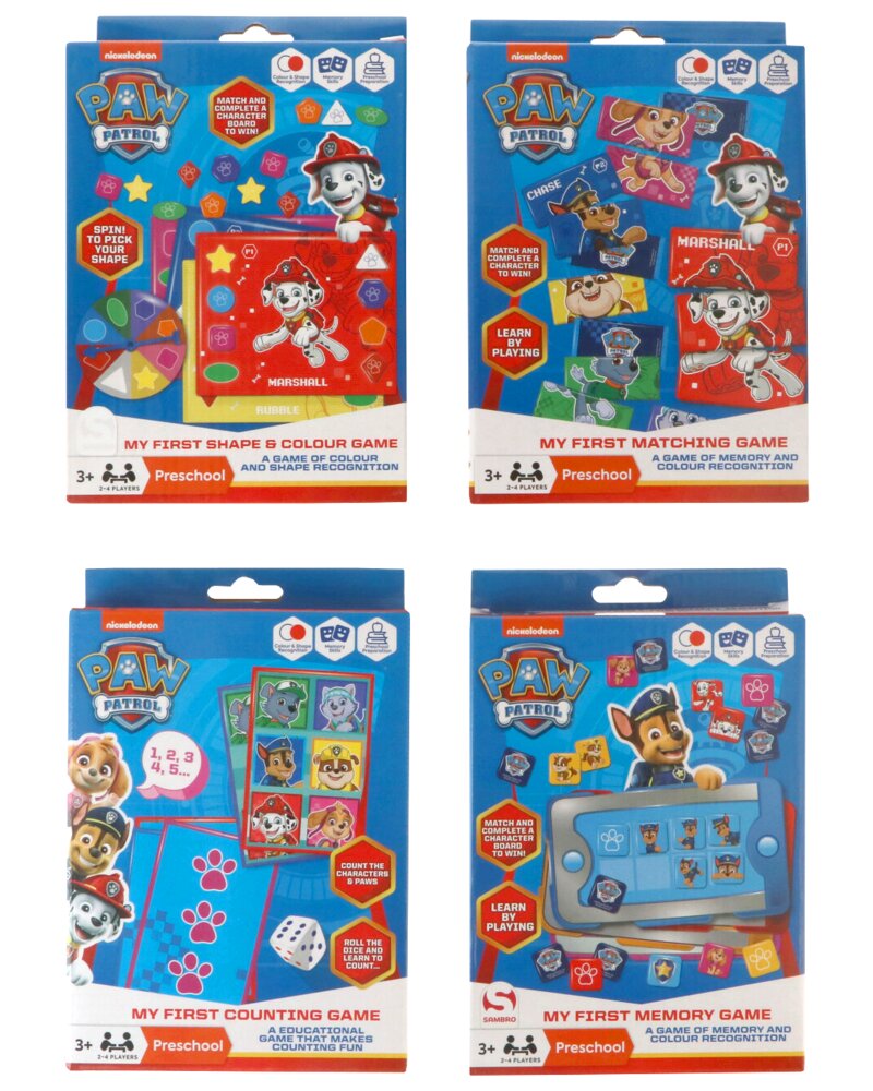 Paw Patrol Spil - assorterede varianter