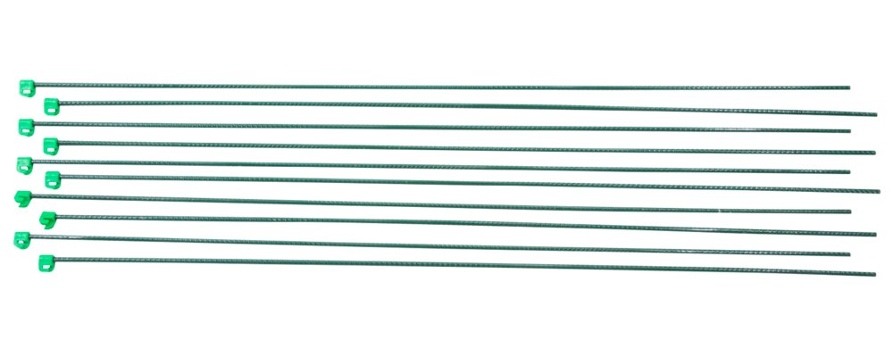 Stängselstolpe 145 cm grön 10 st
