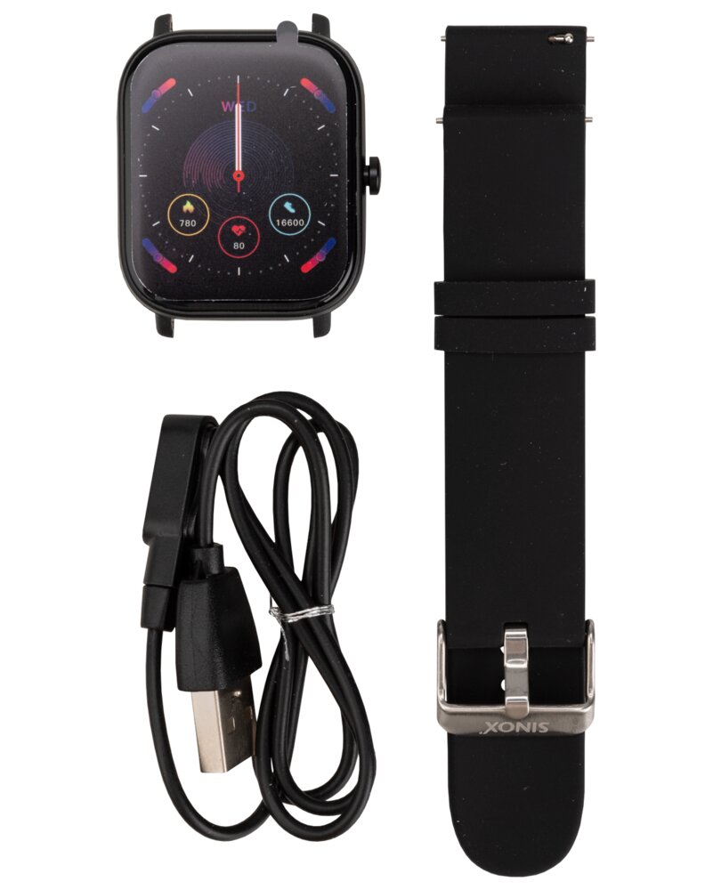 Sinox smartwatch svart