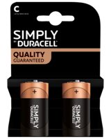 DURACELL SIMPLY C 2-PACK