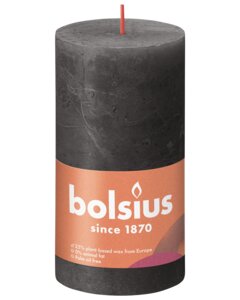 bolsius Bloklys shine - stormy grey