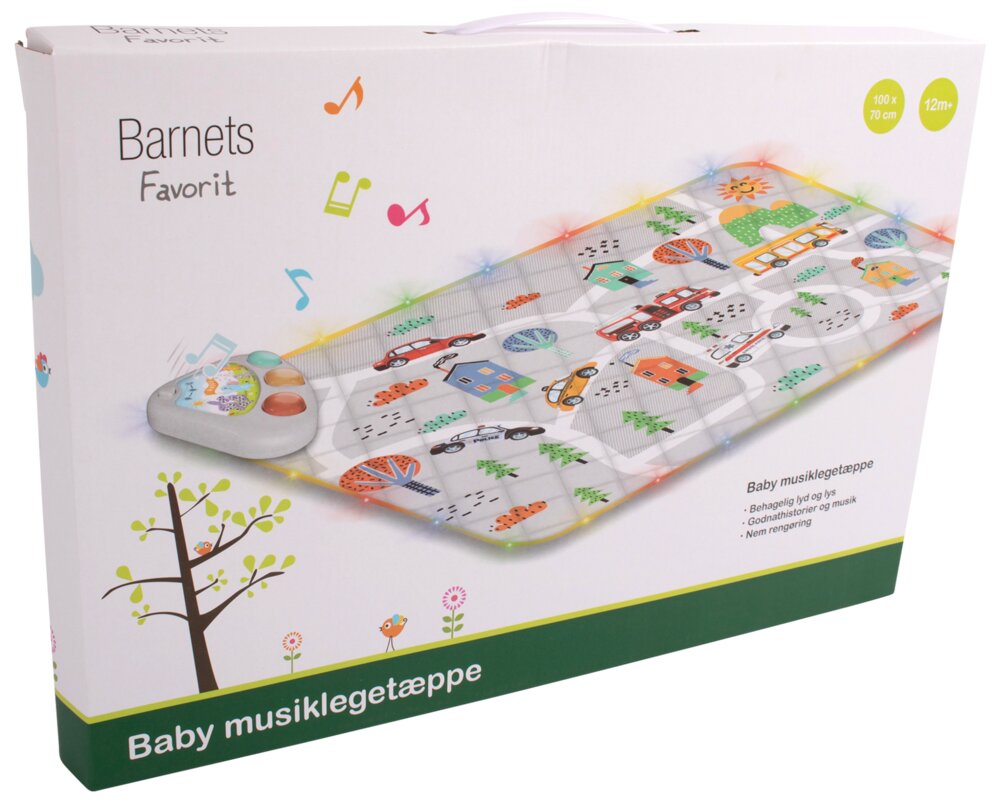 Barnets Favorit Legetæppe med musik til baby