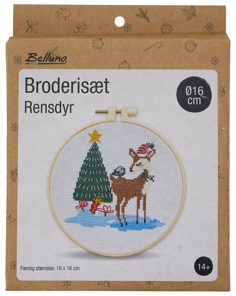 Broderisæt Rensdyr