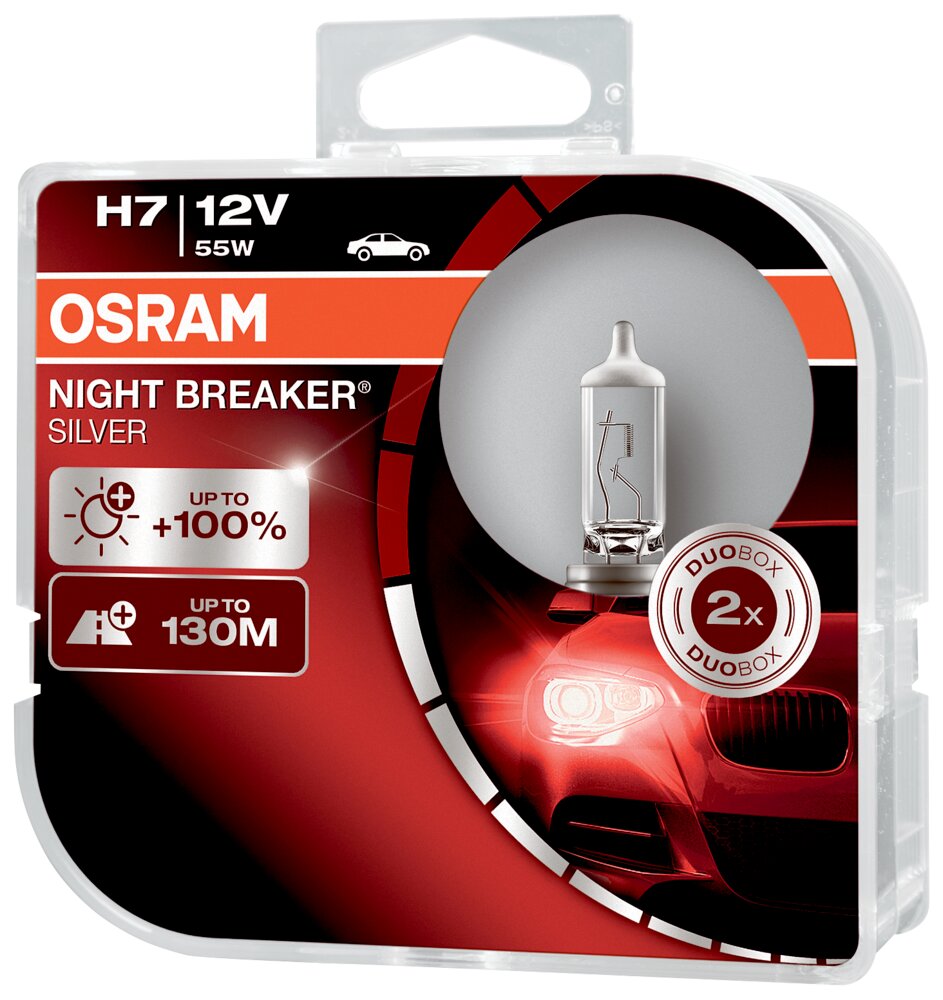 Osram H7 Night Breaker Silver 2-pak