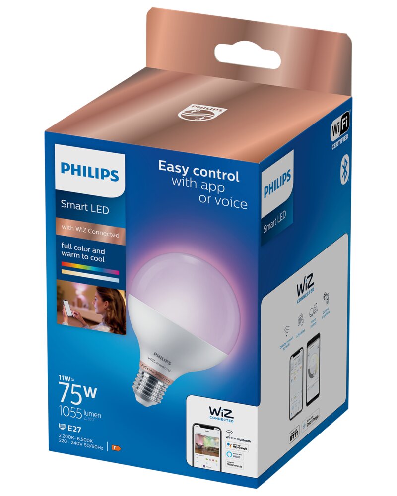 Philips smart 11w e27 color